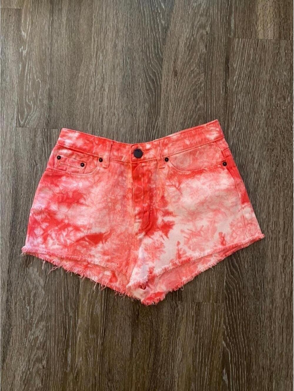 BDG Tie Dye Denim Shorts from Urban Outfitters